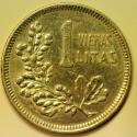 World Coins - Lithuania Silver Litas 1925