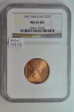 World Coins - Malaya & British Borneo; Cent 1961  NGC MS65