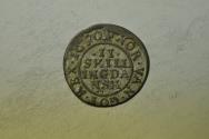 World Coins - Denmark; Silver 2 Skilling 1670  RARE in higher grade !