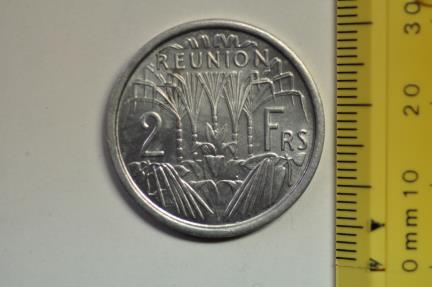 World Coins - Reunion; 2 Francs 1948  BU