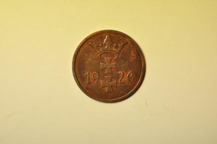World Coins - Danzig Free City; Pfennig 1926