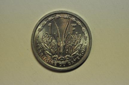 World Coins - Cameroon - French Mandate; Franc 1948(a)  Gazelle  UNC