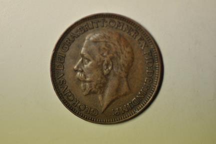 World Coins - Great Britain; Farthing 1933