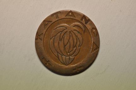 World Coins - Katanga - former Province of a Belgian Congo; Franc 1961