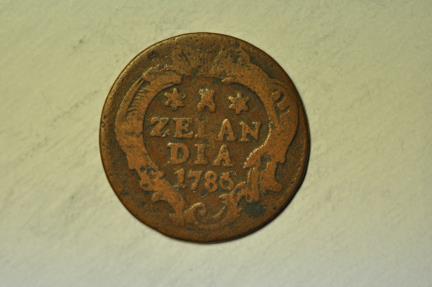 World Coins - Netherlands - Zeeland; Copper Duit 1786