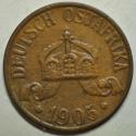 World Coins - German East Africa; Bronze 1/2 Heller 1905-A