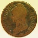 World Coins - France Bronze 5 Centimes L'AN 8 A -1799-1800