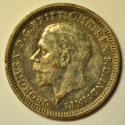 World Coins - Great Britain; Silver 3 Pence 1936  Toned UNC