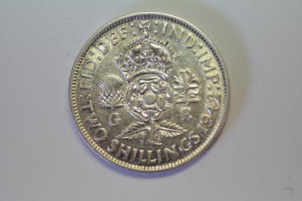 World Coins - Great Britain; Silver Florin 1942