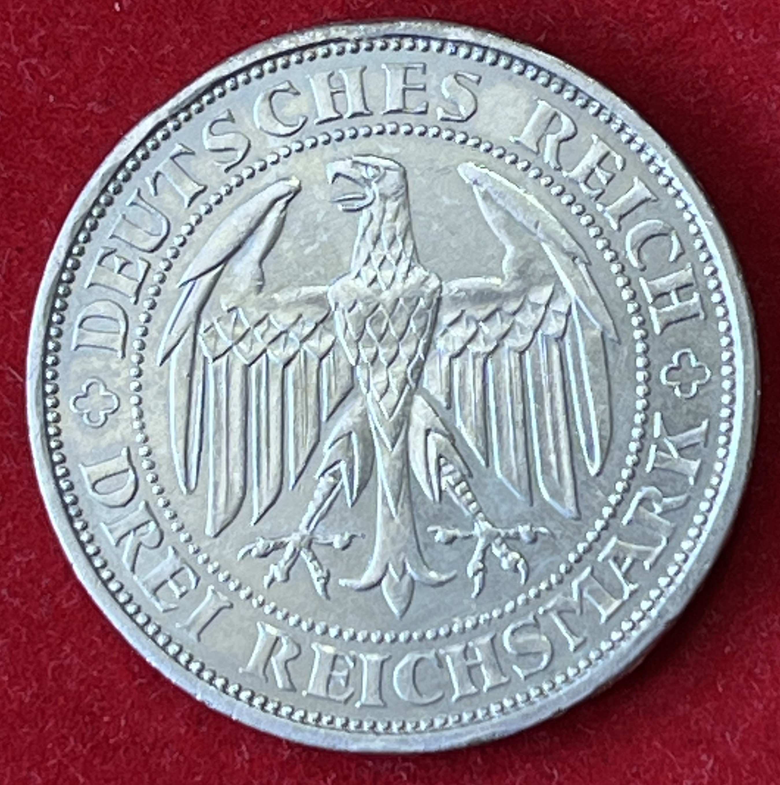 Germany - Weimar Republic Silver 3 Reichsmark 1929 Meissen
