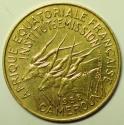 World Coins - French Equatorial Africa - Cameroon 10 Francs 1958 (a)  3 Giant Eland  UNC