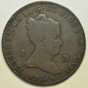 World Coins - Spain Copper 8 Maravedis 1842