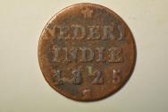 World Coins - Netherlands East Indies; Copper 1/4 Stuiver 1825 S