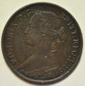 World Coins - Great Britain Farthing 1872   VF+