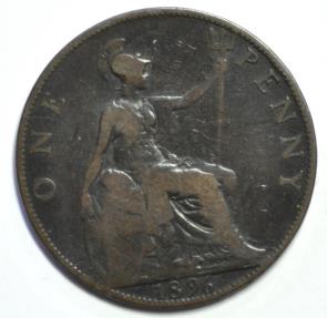 World Coins - Great Britain; Penny 1896