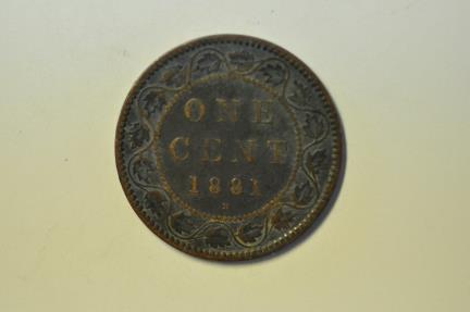 World Coins - Canada; Cent 1881-H