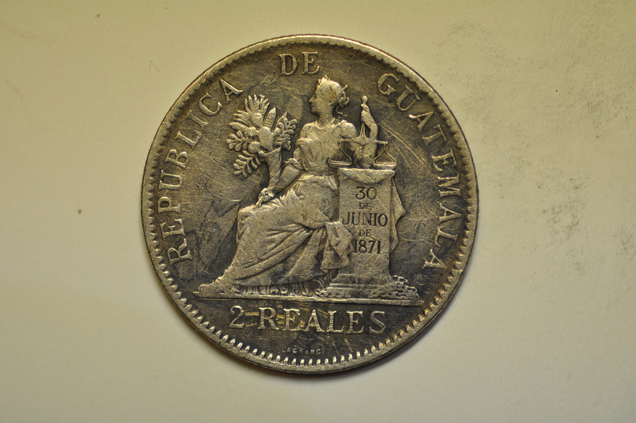 Guatemala; Silver 2 Reales 1897 | North & Central American and ...