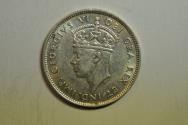 World Coins - Cyprus; Silver 9 Piastres 1940  UNC
