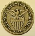 World Coins - Philippines - US Administration Silver 20 Centavos 1913-S