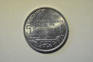 World Coins - French Polynesia; 5 Francs 1952   UNC