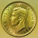World Coins - Great Britain Silver Shilling 1942   UNC