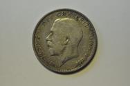 World Coins - Great Britain; Silver 1/2 Crown 1922