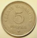 World Coins - Estonia 5 Marka 1922
