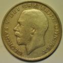 World Coins - Great Britain; Silver 1/2 Crown 1922