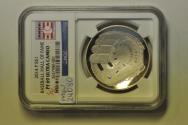 World Coins - USA; Silver Dollar 2014 Baseball Hall of Fame  NGC PF69 Ultra Cameo