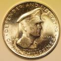 World Coins - Philippines; Silver 50 Centavos 1947-S General Douglas MacArthur UNC