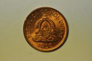 World Coins - Honduras; 2 Centavos 1956  Red UNC