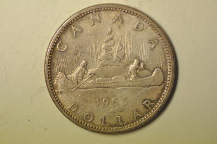 World Coins - Canada; Silver Dollar 1965