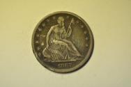 Us Coins - Liberty Seated Half Dollar 1867-S