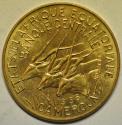 World Coins - Equatorial African States - Cameroon; 10 Francs 1965 (a) 3 Giant Eland  UNC