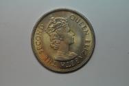 World Coins - Malaya & British Borneo; 20 Cents 1961-H  BU