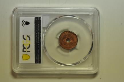 World Coins - Belgian Congo; Centime 1919  PCGS MS64RB