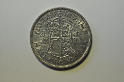 World Coins - Great Britain; Silver Half Crown 1944