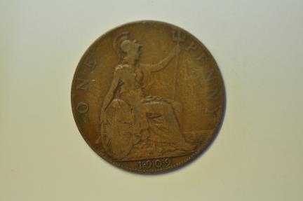 World Coins - Great Britain; Penny 1909