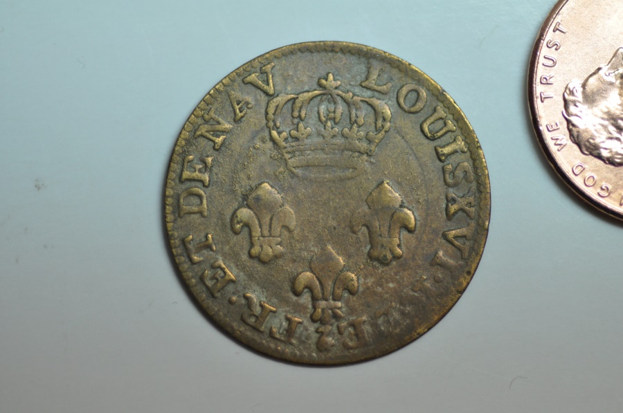 French Guiana, Colony of Cayenne; 2 Sous 1782 A VF South American Coins