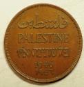 World Coins - Palestine Bronze 2 Mils 1946   XF