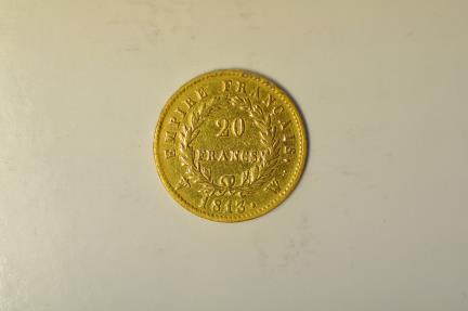 World Coins - France; Gold 20 Francs 1813-W  SCARCE !
