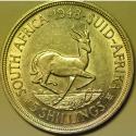 World Coins - South Africa Silver Crown -  5 Shillings 1948