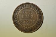 World Coins - Australia; 1/2 Penny 1913 (L)