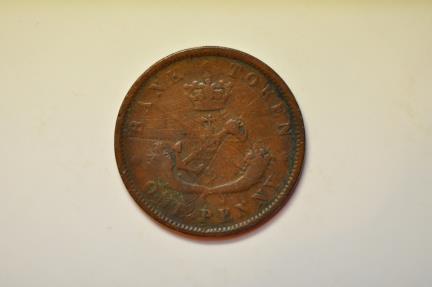 World Coins - Upper Canada Bank of Upper Canada; Penny Token 1857