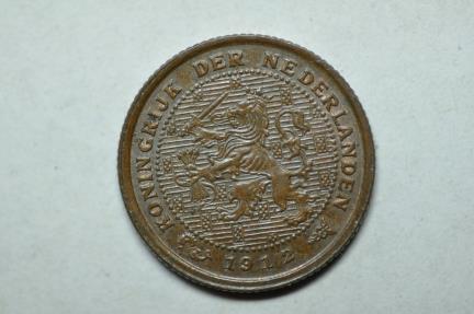 World Coins - Netherlands; 1/2 Cent 1912  UNC