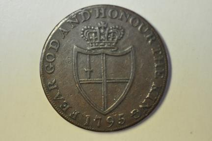 World Coins - Great Britain; London Half Penny Token 1795