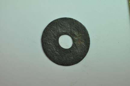 World Coins - Netherlands East Indies Sumatra Palembang; Uniface Cast Tin Pitis AH1203-1789 AD