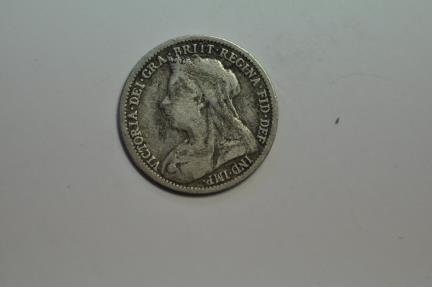 Great Britain; Silver 3 Pence 1899 | European Coins