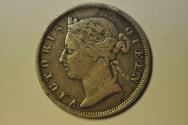 World Coins - British Honduras; Silver 25 Cents 1894