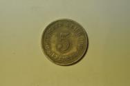 World Coins - Germany; 5 Pfennig 1875-F
